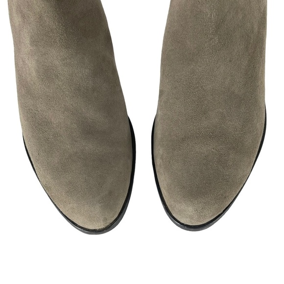 EILEEN FISHER PEER SHADOW TAUPE NUBUCK LEATHER CHELSEA STYLE ANKLE BOOT BOOTIE - Picture 9 of 14